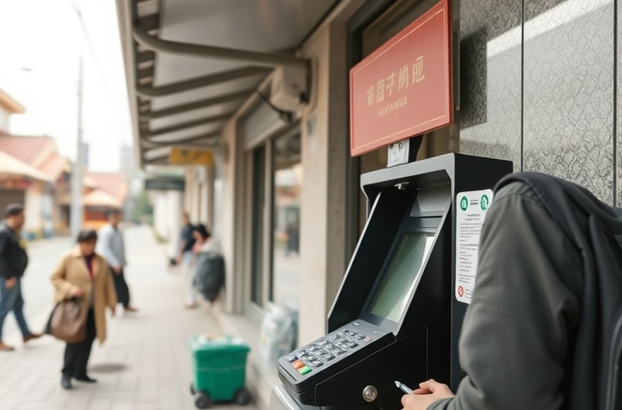 点検後 — カードリーダーを保護し、端末は稼働へ戻っています。